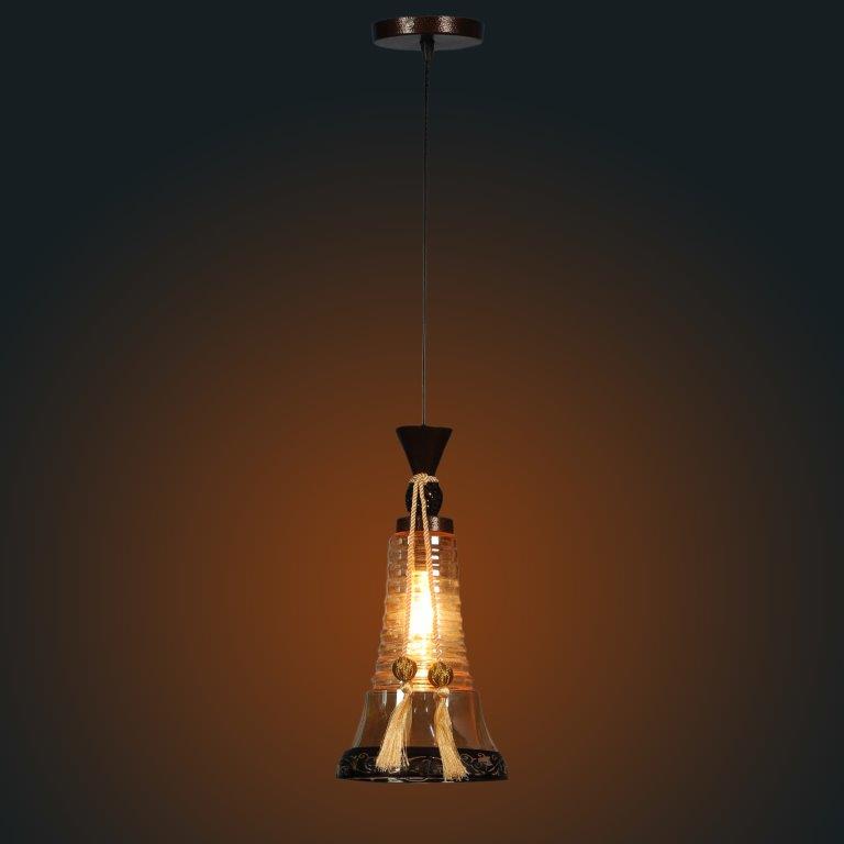 Cobre Brown Iron Hanging Lights - E27 holder - without Bulb - JS-5373-1LP