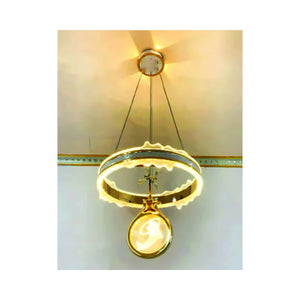 Eliante And LED Ring Pendant Light – Acrylic, Metal
