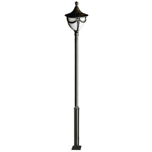 58w Victorian Pole Light with side Blue Strip SLEDSL023