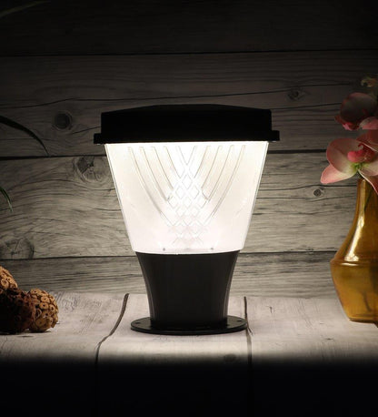 ELIANTE Black Acrylic Outdoor Gate Light - 5955 -12WATT