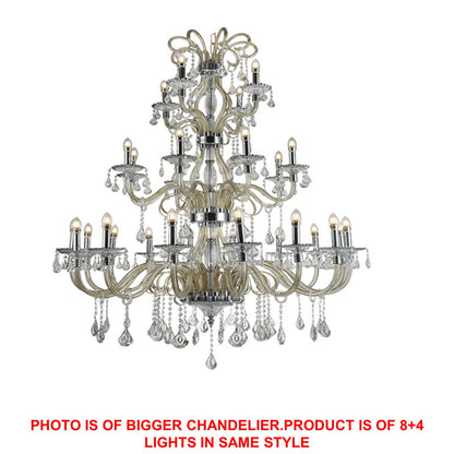 JSPHILO 6-073-8+4xE14 Shine Candle Arm Chandeliers