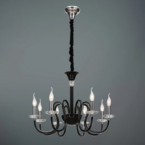 JSPHILO-Clear 6-133-8xE-14 Crystal Chandeliers