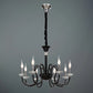 JSPHILO-Black 6-133-8xE-14 Crystal Chandeliers