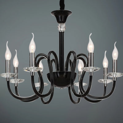 JSPHILO-Clear 6-133-8xE-14 Crystal Chandeliers