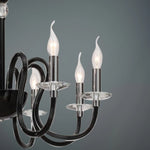 JSPHILO-Red 6-133-8xE-14 Crystal Chandeliers