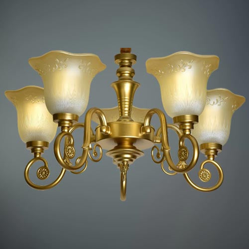 JSPHILO-6-167-5xE27 - Classic Chandelier
