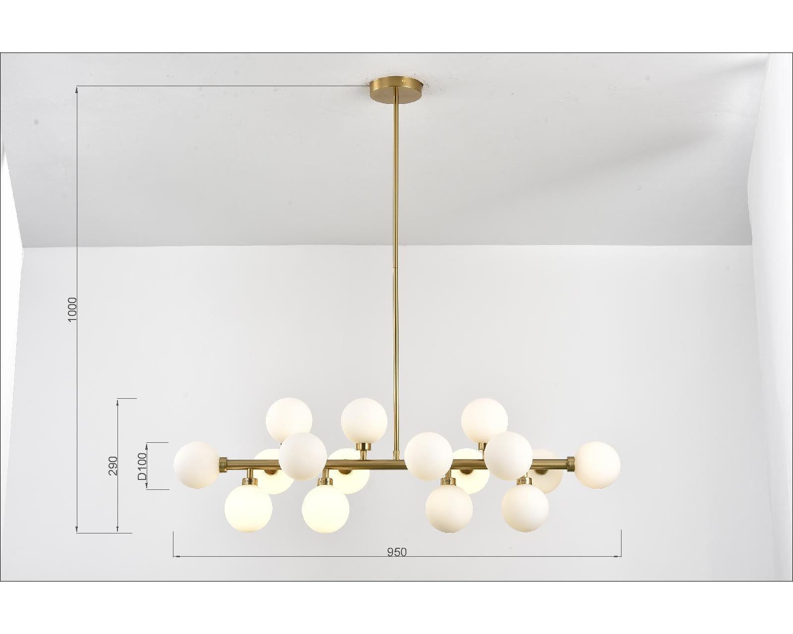 JSPHILO-6-196-16xG9 Luxury Chandelier