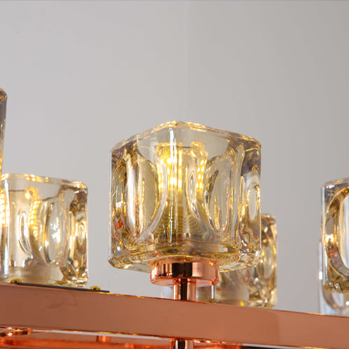 JSPHILO 6-220-24xG9 Shine Rectangular Chandeliers