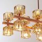 JSPHILO 6-220-24xG9 Shine Rectangular Chandeliers