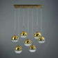 JSPHILO 6-228-7xE27 Impressions Rectangular Chandeliers