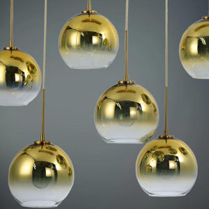 JSPHILO 6-228-7xE27 Impressions Rectangular Chandeliers