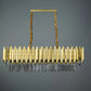 JSPHILO 6-254-12xE14 Shine Rectangular Chandeliers