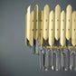 JSPHILO 6-254-12xE14 Shine Rectangular Chandeliers