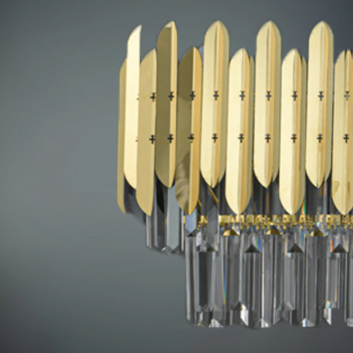 JSPHILO 6-254-12xE14 Shine Rectangular Chandeliers