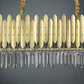 JSPHILO 6-254-12xE14 Shine Rectangular Chandeliers