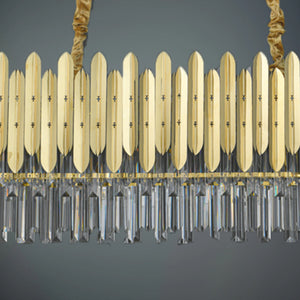 JSPHILO 6-254-12xE14 Shine Rectangular Chandeliers