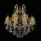 JSPHILO 6-275-10+5xE14 Shine Candle Arm Chandeliers