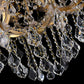 JSPHILO 6-275-10+5xE14 Shine Candle Arm Chandeliers