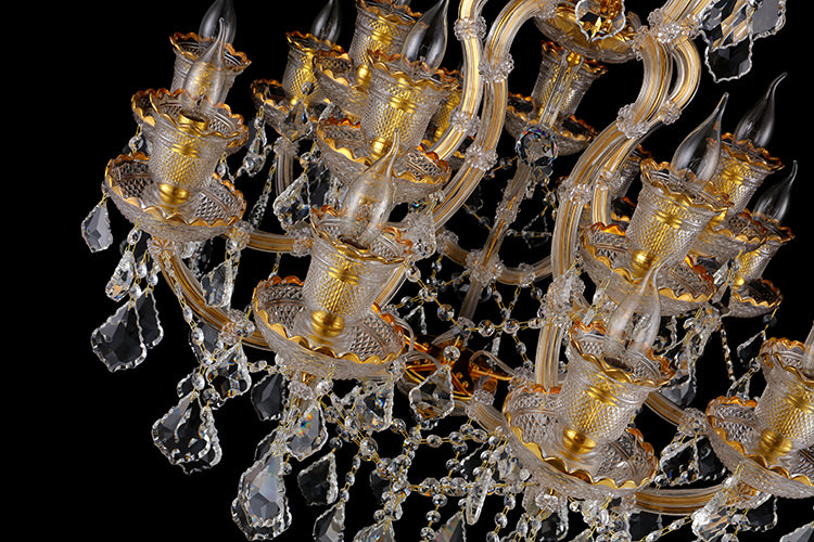 JSPHILO 6-275-10+5xE14 Shine Candle Arm Chandeliers