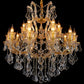 JSPHILO 6-275-10+5xE14 Shine Candle Arm Chandeliers