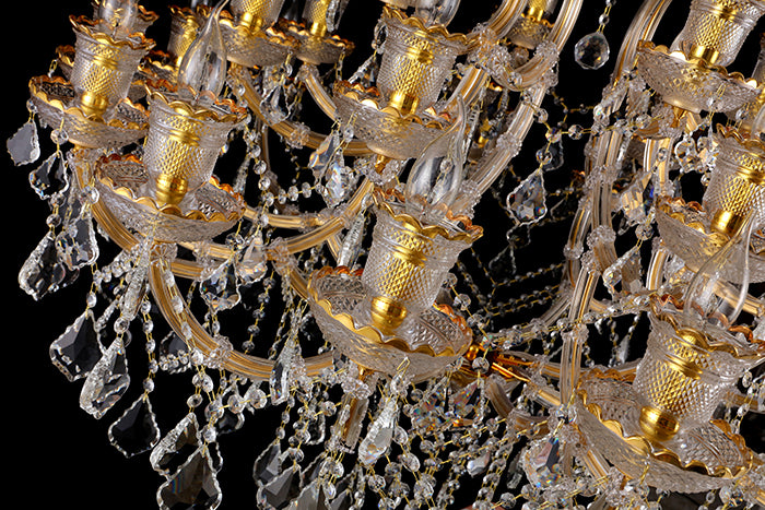 JSPHILO 6-276-16+8+4xE14 Shine Candle Arm Chandeliers