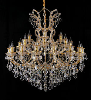 JSPHILO 6-276-16+8+4xE14 Shine Candle Arm Chandeliers