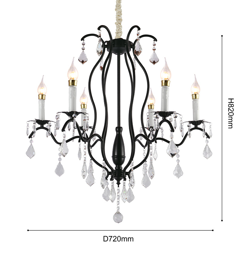 JSPHILO 6-279-6xE14 Shine Classic Chandeliers