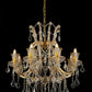 JSPHILO 6-302-8xE14 Shine Candle Arm Chandeliers