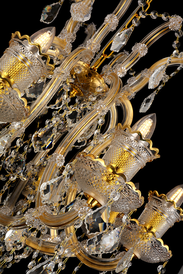 JSPHILO 6-302-8xE14 Shine Candle Arm Chandeliers