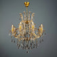 JSPHILO 6-302-8xE14 Shine Candle Arm Chandeliers