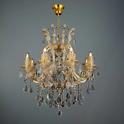 JSPHILO 6-302-8xE14 Shine Candle Arm Chandeliers