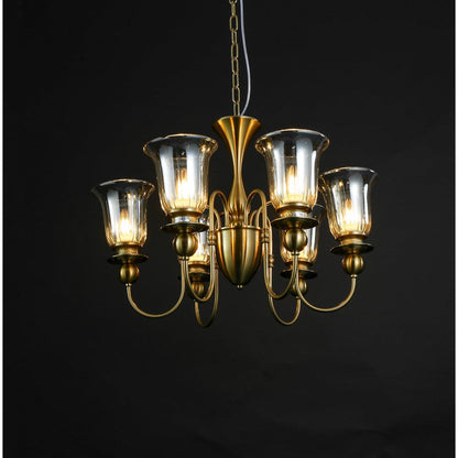 JSPHILO 6-319-6xE27 Engrace Crystal Chandeliers