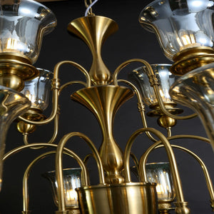 JSPHILO 6-320-8+4xE27 Engrace Crystal Chandeliers