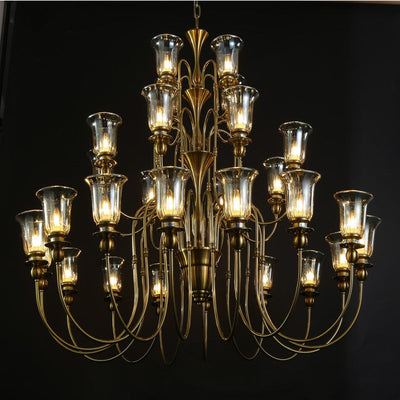 JSPHILO 6-321-16+8+4xE27 Engrace Crystal Chandeliers