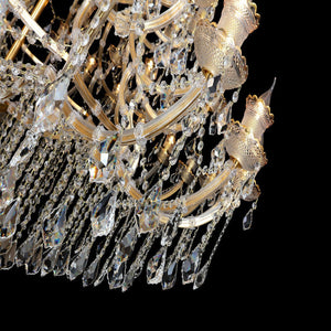 JSPHILO 6-325-24+18+12+6xE14 Shine Double Height Chandeliers