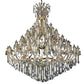 JSPHILO 6-325-24+18+12+6xE14 Shine Double Height Chandeliers
