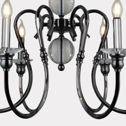 JSPHILO 6-333-6xE14 Shine Candle Arm Chandeliers