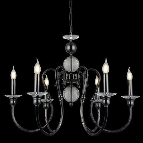 JSPHILO 6-333-6xE14 Shine Candle Arm Chandeliers