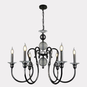 JSPHILO 6-333-6xE14 Shine Candle Arm Chandeliers