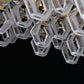 JSPHILO 6-344-10xE14 Shine Rectangular Chandeliers