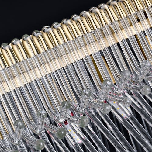 JSPHILO 6-348-8xE14 Shine Rectangular Chandeliers