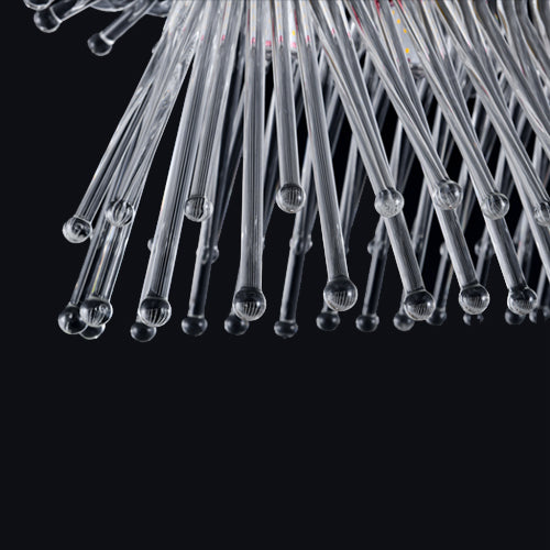 JSPHILO 6-348-8xE14 Shine Rectangular Chandeliers