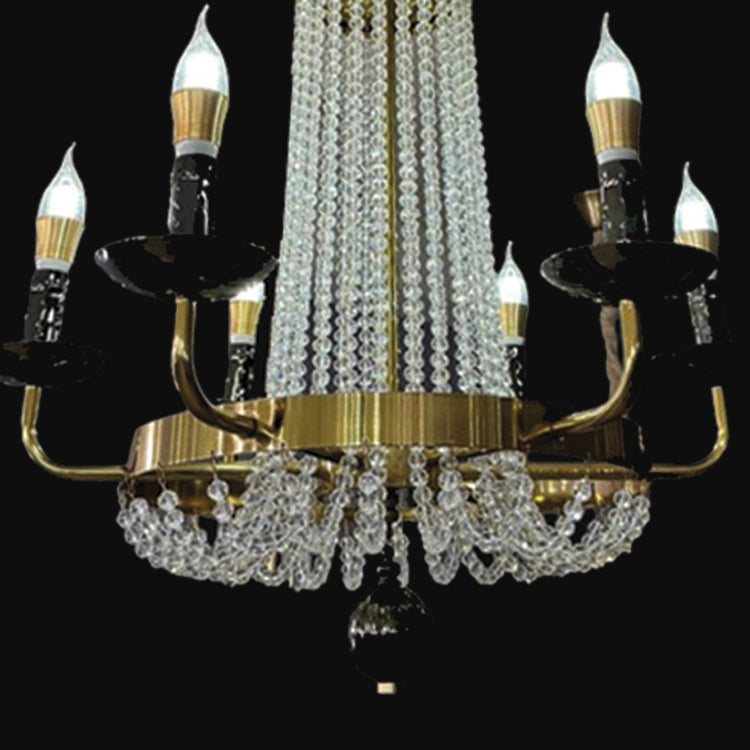 JSPHILO 6-360-6xE14 Shine Crystal Chandeliers