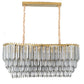JSPHILO 6-371-15xE14 Shine Rectangular Chandeliers
