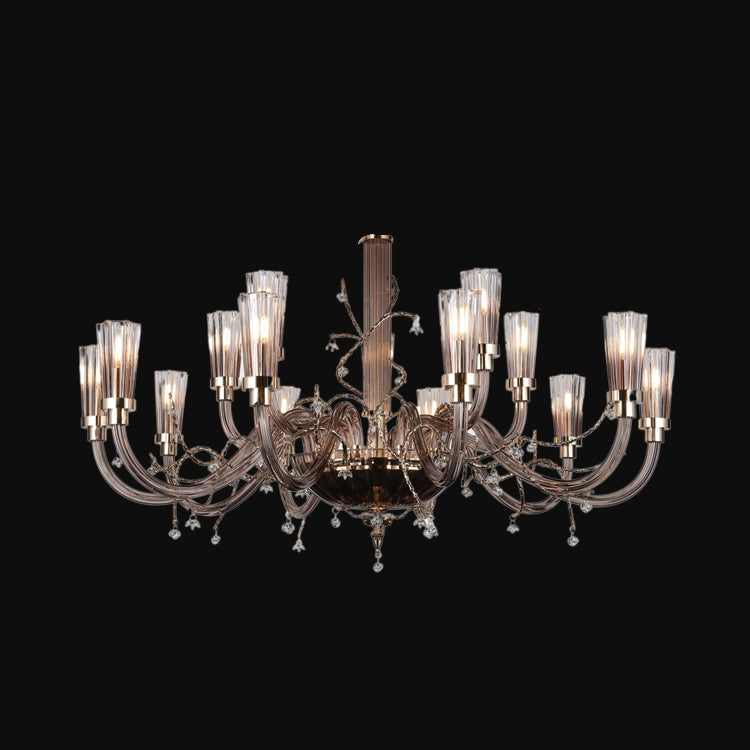 JSPHILO 6-384-10+5xE14 Shine Luxury Chandelier