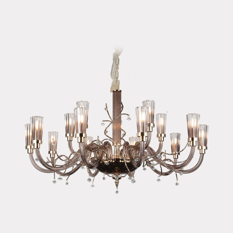 JSPHILO 6-384-10+5xE14 Shine Luxury Chandelier
