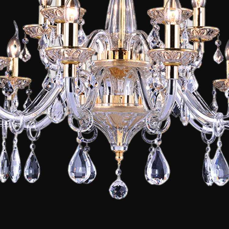 JSPHILO 6-387-10+5xE14 Shine Luxury Chandelier