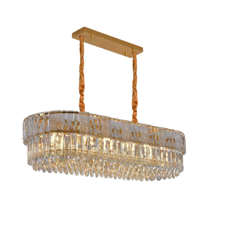 JSPHILO 6-390-12xE14 SHINE Rectangular Chandeliers