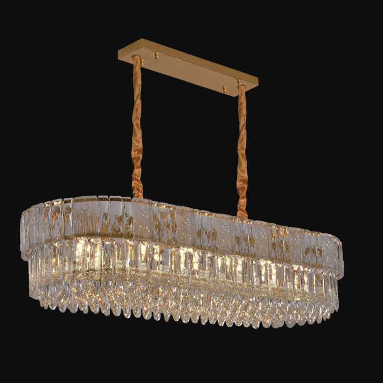 JSPHILO 6-390-12xE14 SHINE Rectangular Chandeliers