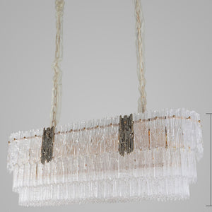 JSPHILO 6-396-15xE14 Shine Rectangular Chandeliers